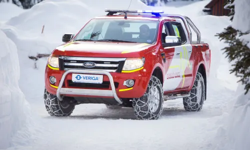 Snehové reťaze VERIGA na SUV a dodávke